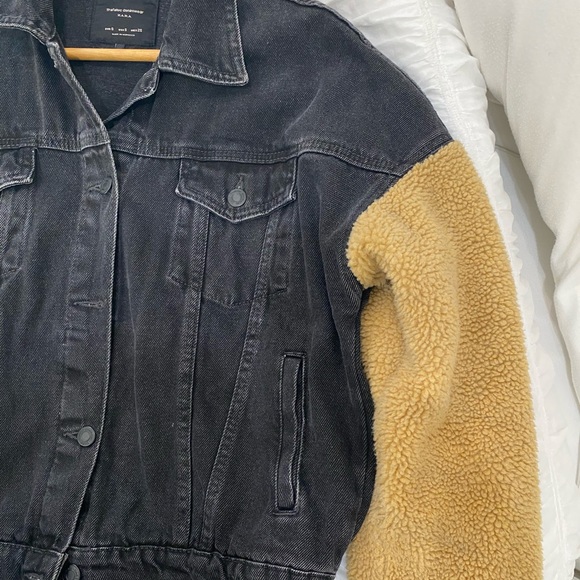 zara jean jacket with fur